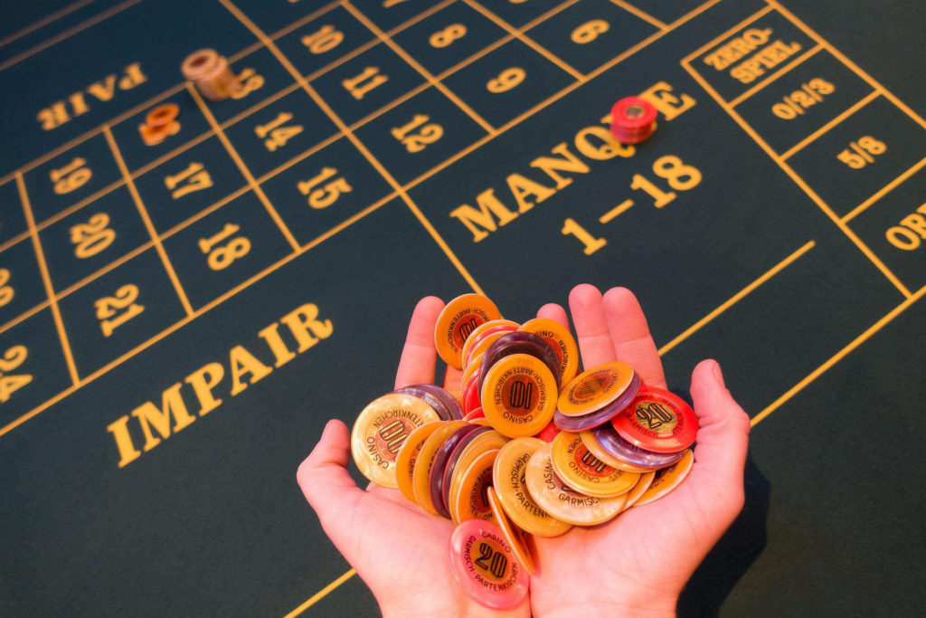 Chips im Casino