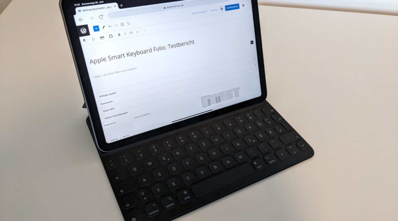 Apple Smart Keyboard Folio Test