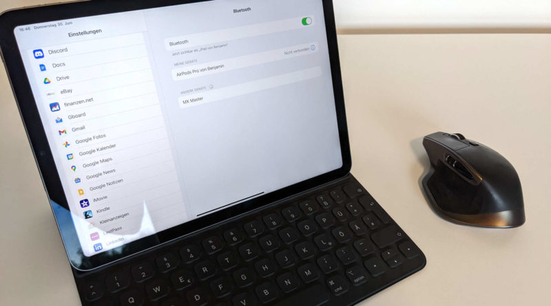 Apple iPad Bluetooth Maus verbinden