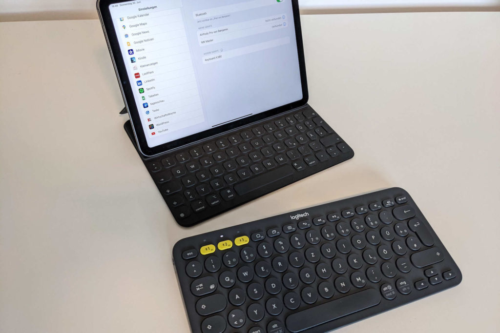 Apple iPad mit Tastatur verbinden