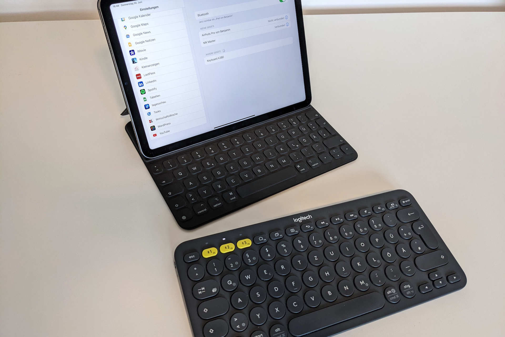 Apple iPad mit Tastatur verbinden