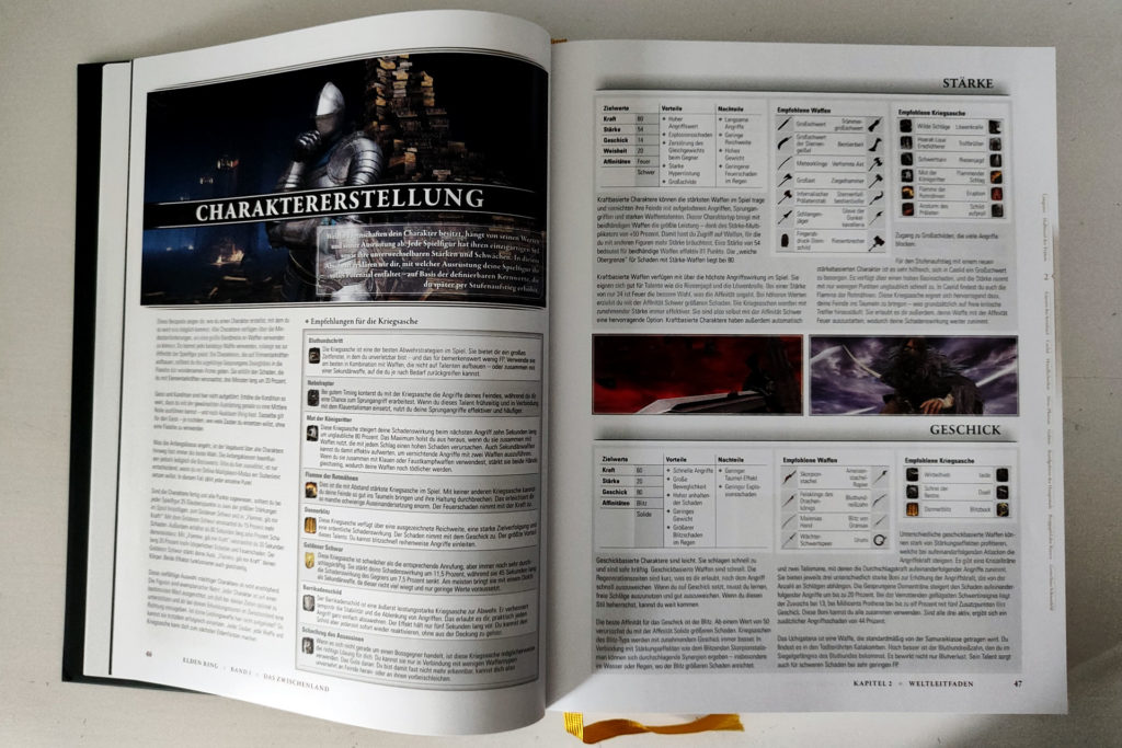 Elden Ring Bücher des Wissens Band 1 - Charaktererstellung