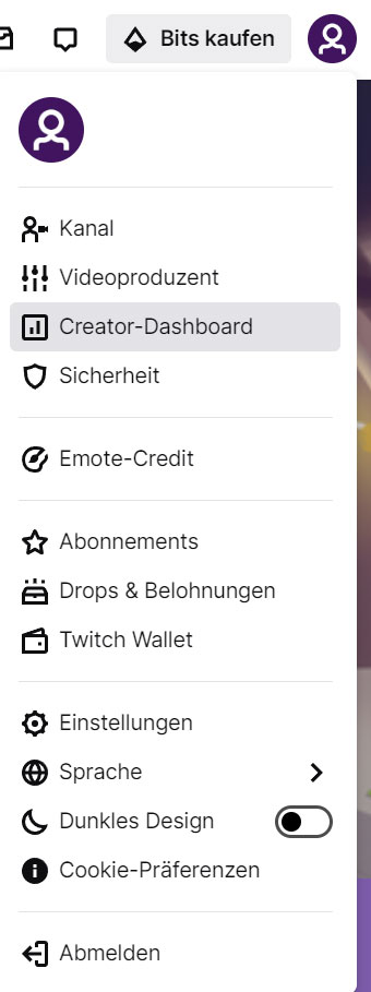 Kanalpunkte auf Twitch - Creator-Dashboard