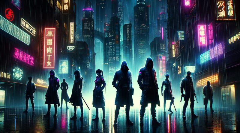 Cyberpunk 2022 Hauptcharaktere - Titel